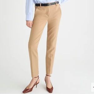 J crew womens 10 Cameron slim cropped pant in four season stretch beige NWT